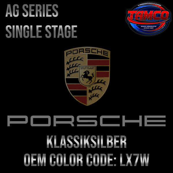 Porsche Klassiksilber | LX7W | OEM High Impact Single Stage
