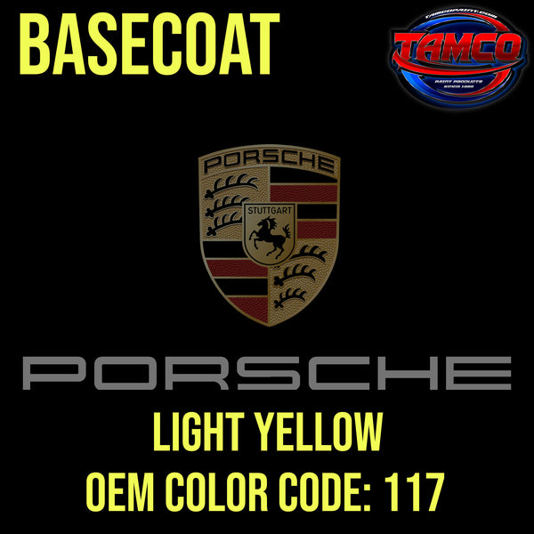Porsche Light Yellow | 117 | 1970-1977 | OEM Basecoat