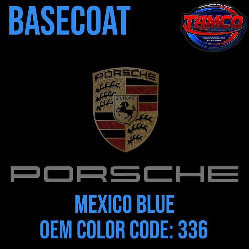 Porsche Mexico Blue | 336 | 1972 | OEM Basecoat