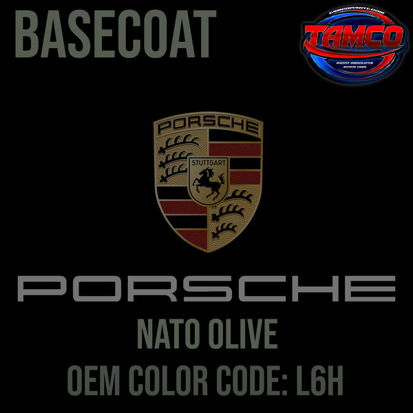 Porsche Nato Olive | L6H | 2020 | OEM Basecoat