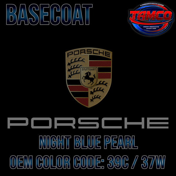 Porsche Night Blue Pearl | 39C / 37W | 1999-2006 | OEM Basecoat