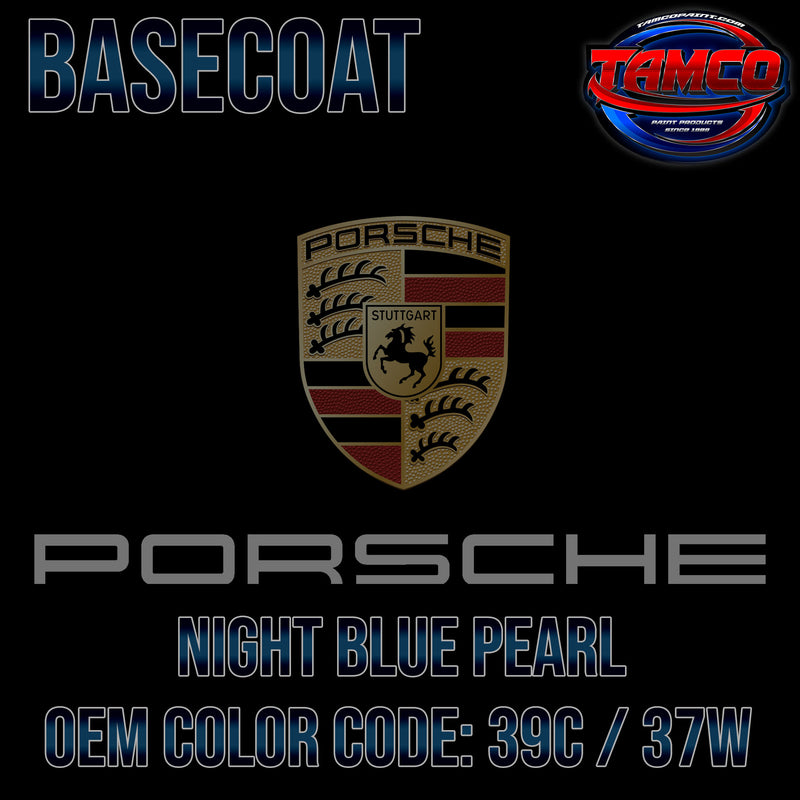 Porsche Night Blue Pearl | 39C / 37W | 1999-2006 | OEM Basecoat