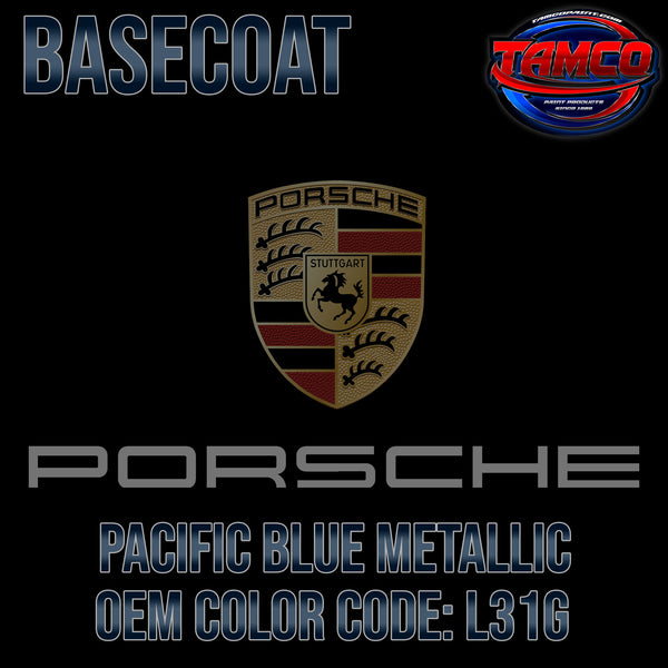 Porsche Pacific Blue Metallic | L31G | 1981-1982 | OEM Basecoat