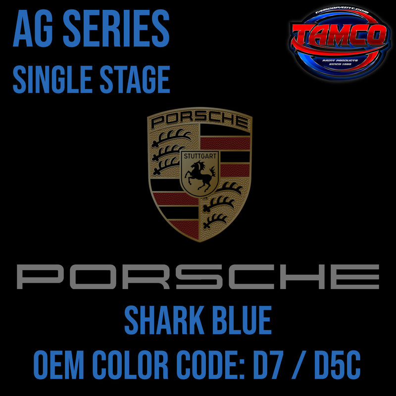 Porsche Shark Blue | D7 / D5C | 2019-2023 | OEM AG Series Single Stage