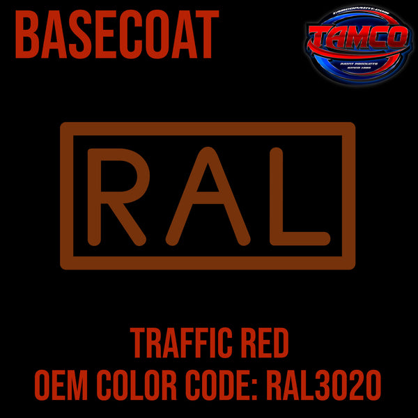 RAL Traffic Red | RAL3020 | OEM Basecoat