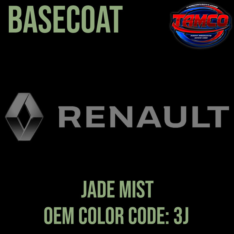 Renault Jade Mist | 3J | 1983 | OEM Basecoat