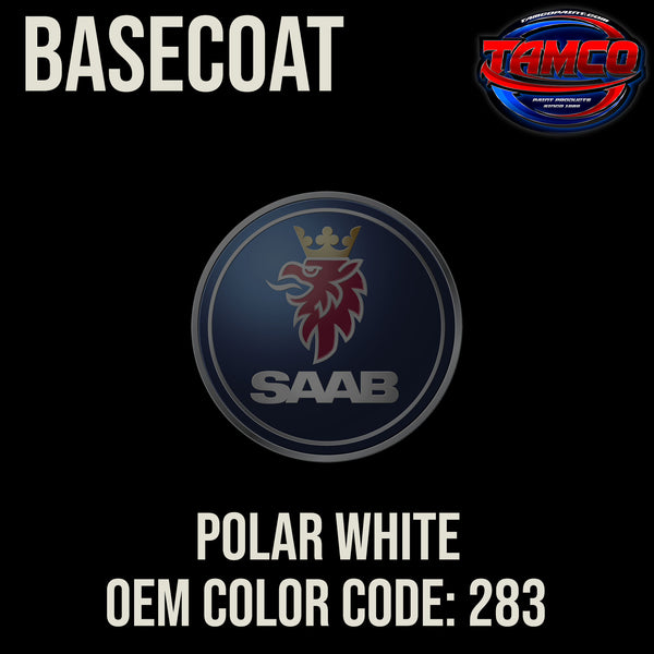 Saab Polar White | 283 | 2002-2010 | OEM Basecoat