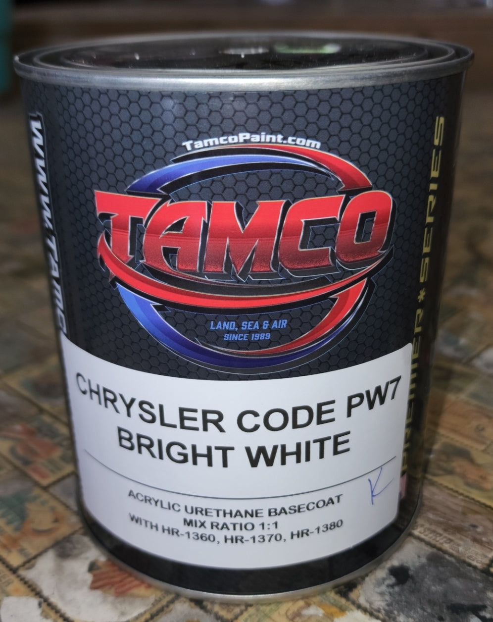 Chrysler Bright White | PW7 / GW7 / W12 | 1991-2022 | OEM Basecoat