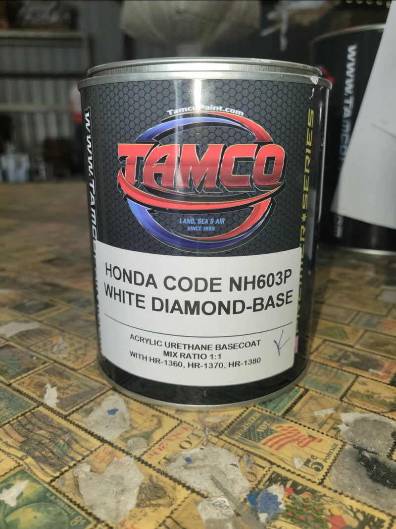 Honda White Diamond | NH603P | 1998-2019 | OEM Tri-Stage Basecoat