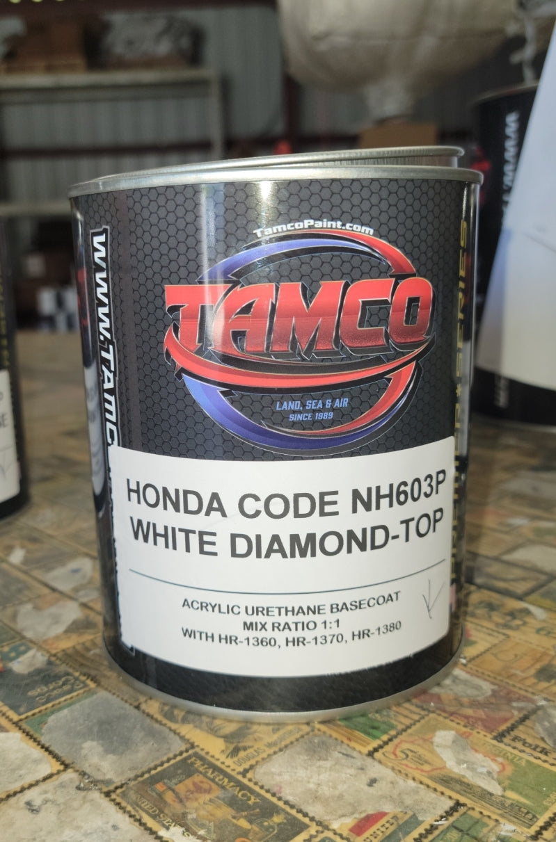 Honda White Diamond | NH603P | 1998-2019 | OEM Tri-Stage Basecoat