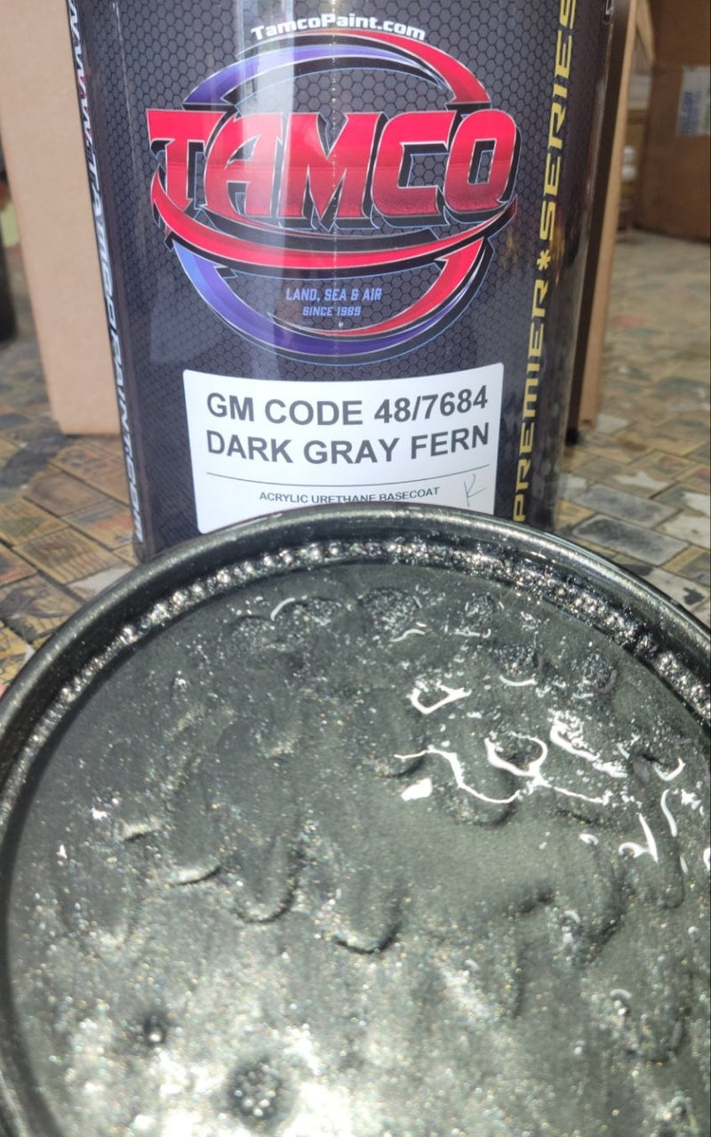 GM Dark Gray Fern Metallic | 48 / 7684 | 1983-1984 | OEM Basecoat