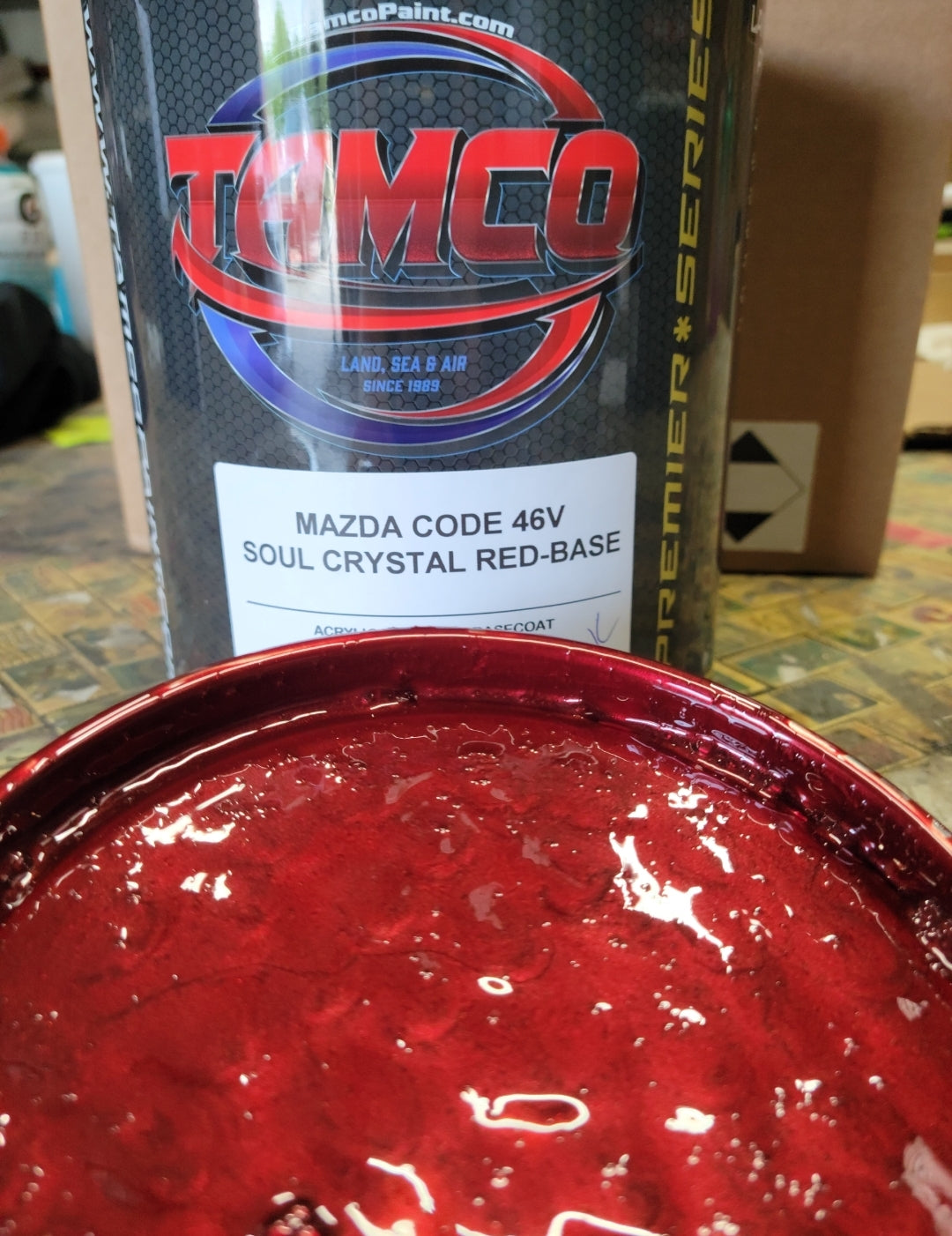 Mazda Soul Crystal Red Metallic | 46V | 2017-2023 | OEM 2K Tri-Stage B
