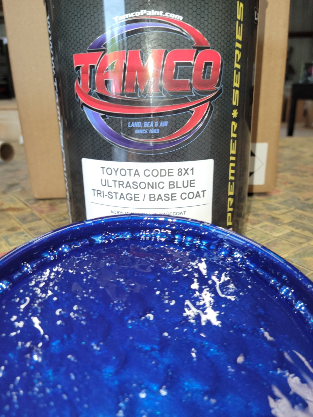 Lexus Ultrasonic Blue Mica | 8X1 | 2015-2022 | OEM 2K Tri-Stage Basecoat