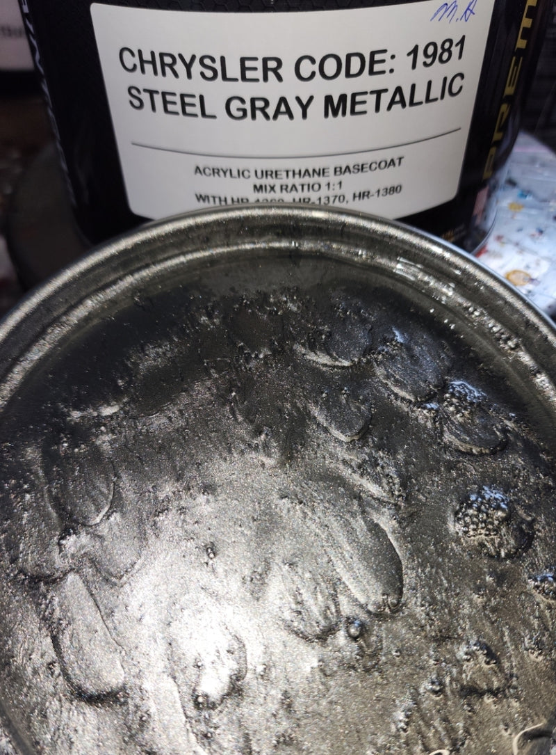 Chrysler Steel Gray Metallic | 1L | 1981 | OEM Basecoat