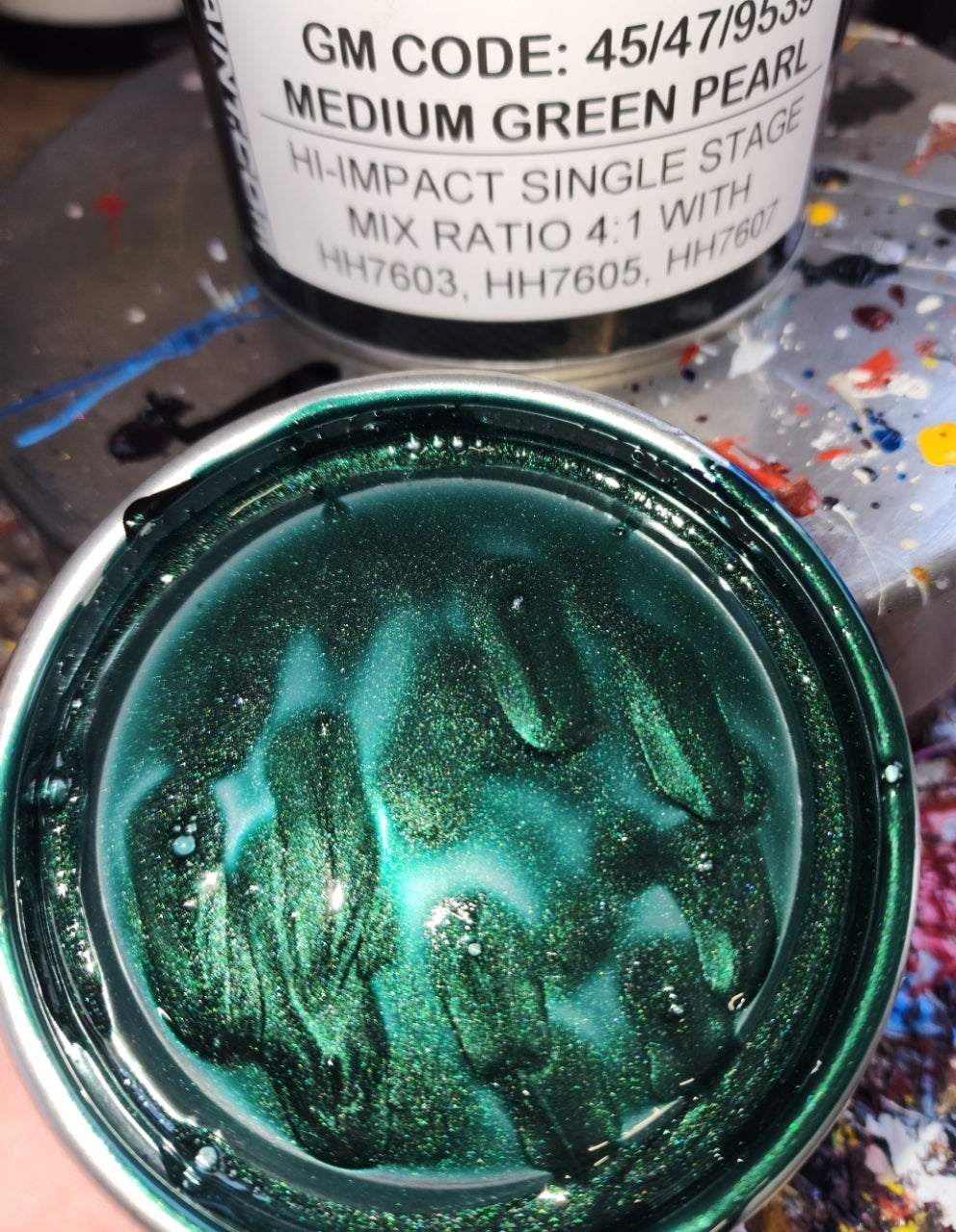 GM Medium Green Pearl | 45 / 47 / 9539 | 1991-1996;2001-2015 | OEM High Impact Single Stage