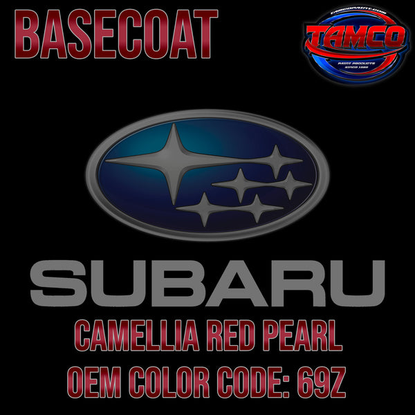 Subaru Camellia Red Pearl | 69Z | 2009-2013 | OEM Basecoat