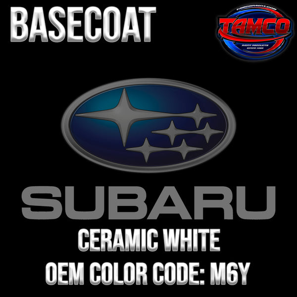 Subaru Ceramic White | M6Y | 2020-2022 | OEM Basecoat