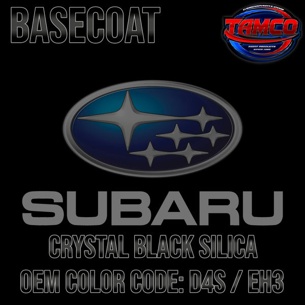Subaru Crystal Black Silica | D4S / EH3 | 2010-2022 | OEM Basecoat