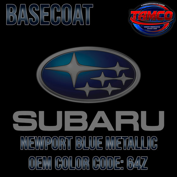 Subaru Newport Blue Metallic | 64Z | 2007-2010 | OEM Basecoat