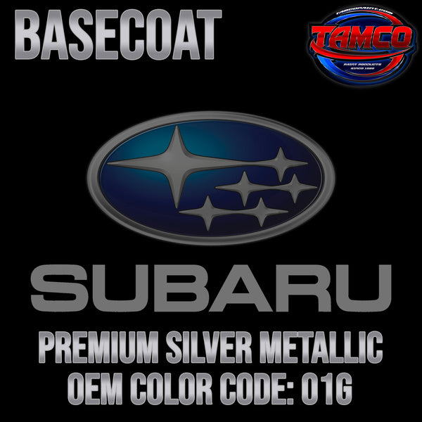 Subaru Premium Silver Metallic | 01G | 2002-2007 | OEM Basecoat