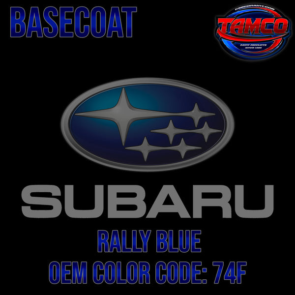 Subaru Rally Blue | 74F | 1998-1999 | OEM Basecoat