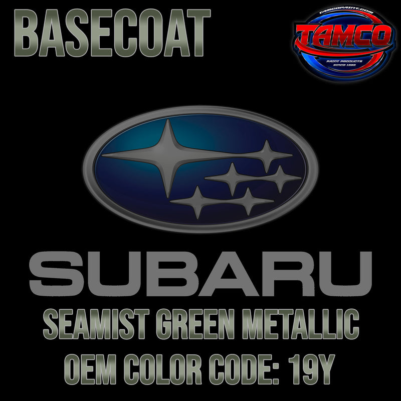 Subaru Seamist Green Metallic | 19Y | 2003-2004 | OEM Basecoat