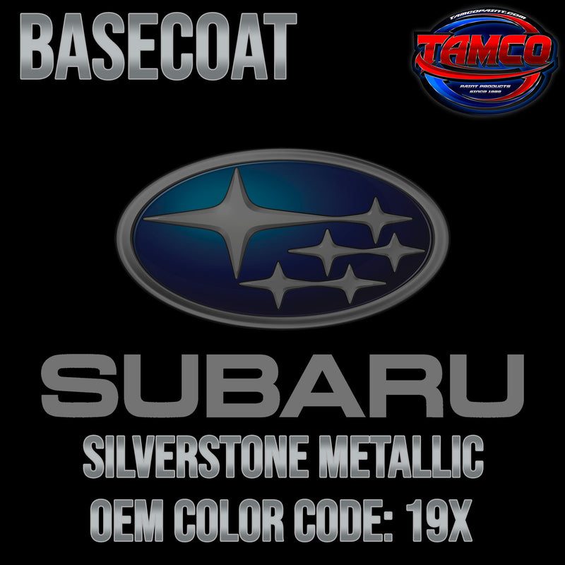 Subaru Silverstone Metallic | 19X | 2002-2003 | OEM Basecoat