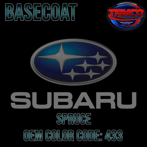 Subaru Spruce | 433 | 1994-2001 | OEM Basecoat