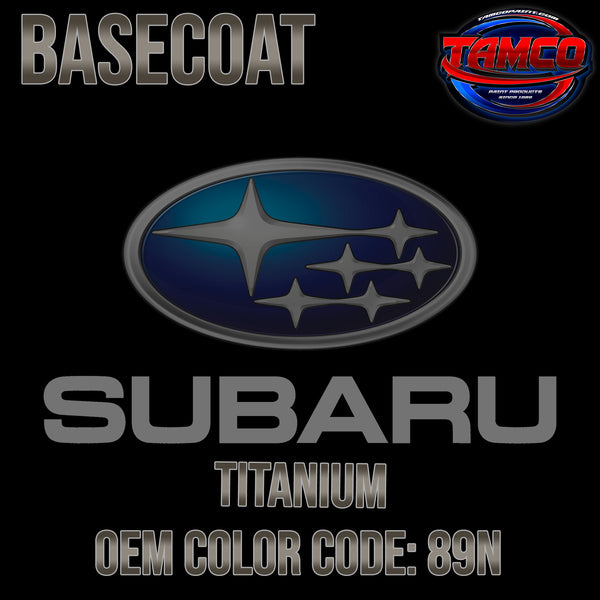 Subaru Titanium | 89N | 2000-2003 | OEM Basecoat