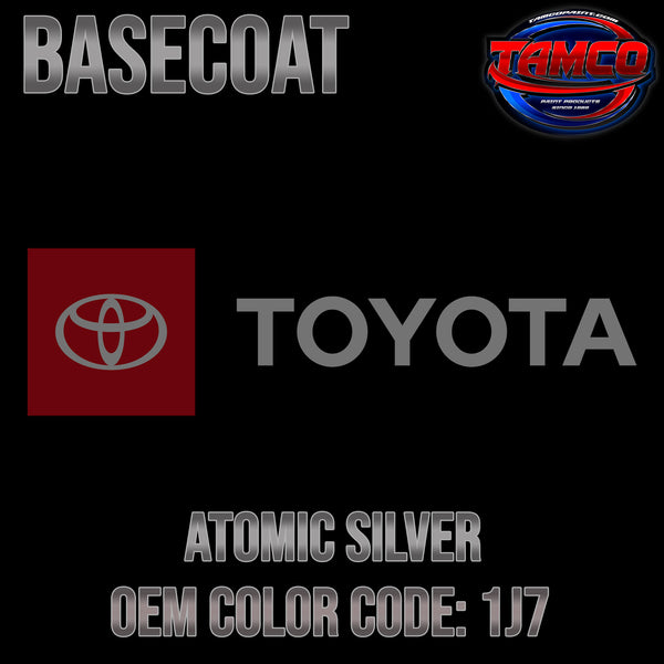Toyota Atomic Silver | 1J7 | 2014-2022 | OEM Basecoat