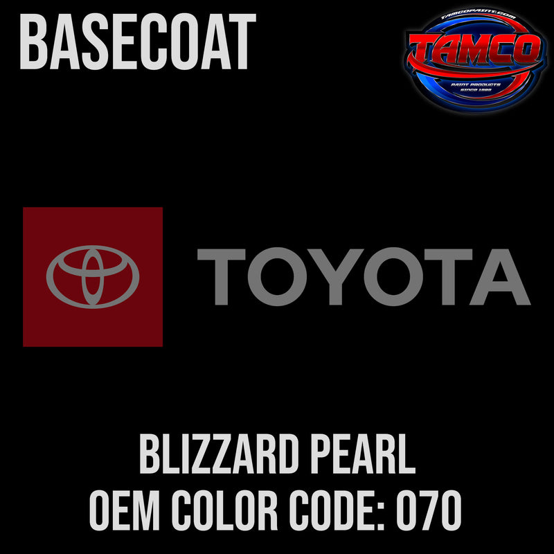 Toyota Blizzard Pearl | 070 | 2008; 2016-2022 | OEM Tri-Stage Basecoat