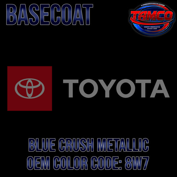 Toyota Blue Crush Metallic | 8W7 | 2014-2022 | OEM Basecoat
