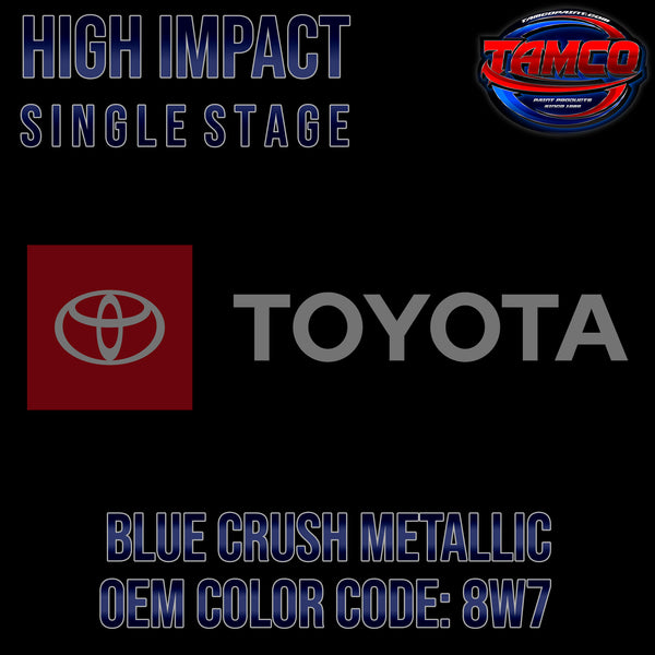 Toyota Blue Crush Metallic | 8W7 | 2014-2022 | OEM High Impact Single Stage