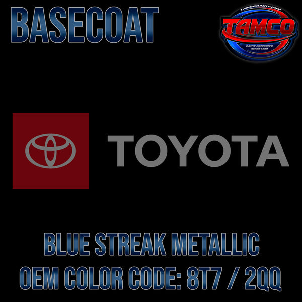 Toyota Blue Streak Metallic | 8T7 / 2QQ | 2007-2020 | OEM Basecoat