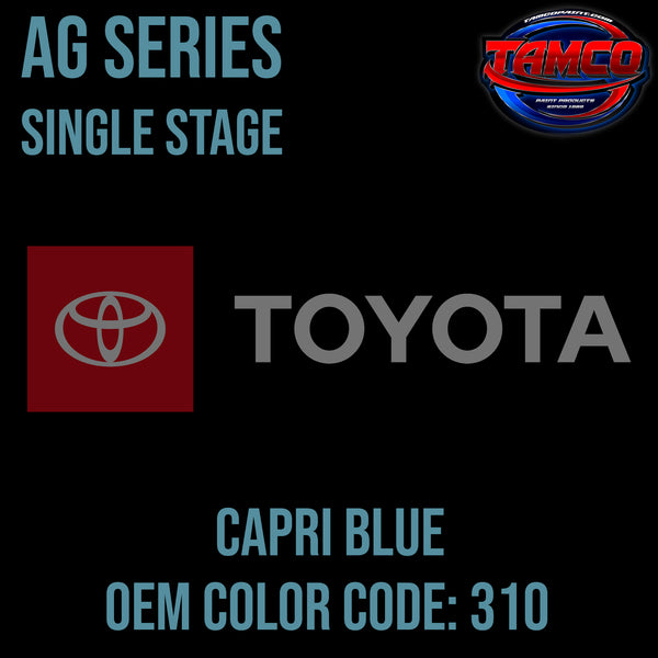 Toyota Capri Blue | 310 | 1967-1972 | OEM AG Series Single Stage