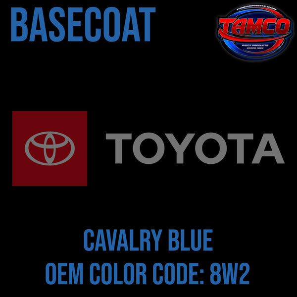 Toyota Cavalry Blue | 8W2 | 2011-2023 | OEM Basecoat