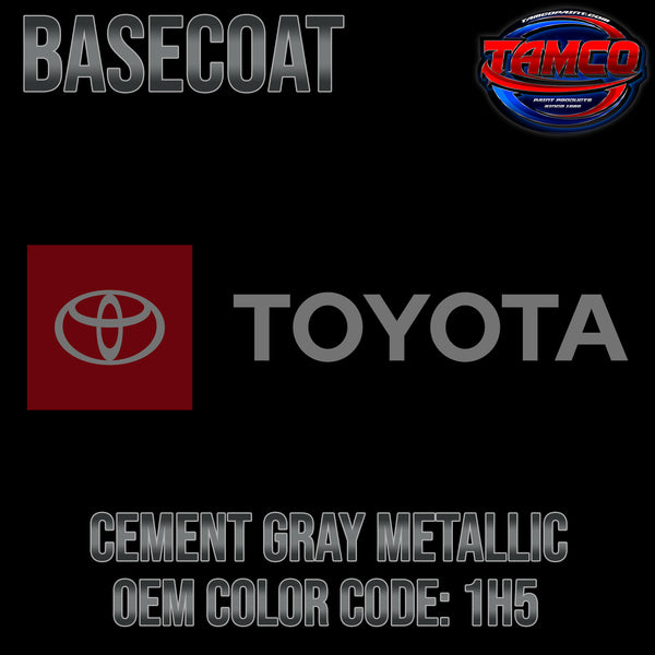 Toyota Cement Gray Metallic | 1H5 | 2011-2022 | OEM Basecoat