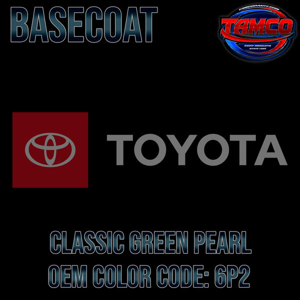 Toyota Classic Green Pearl | 6P2 | 1996-2000 | OEM Basecoat