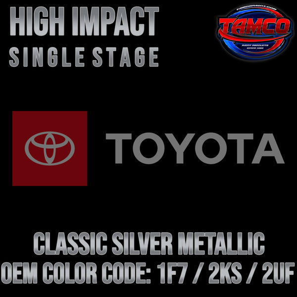 Toyota Classic Silver Metallic | 1F7 / 2KS / 2UF | 2005-2022 | OEM High Impact Single Stage