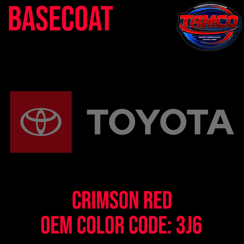 Toyota Crimson Red | 3J6 | 1991-1992 | OEM Basecoat
