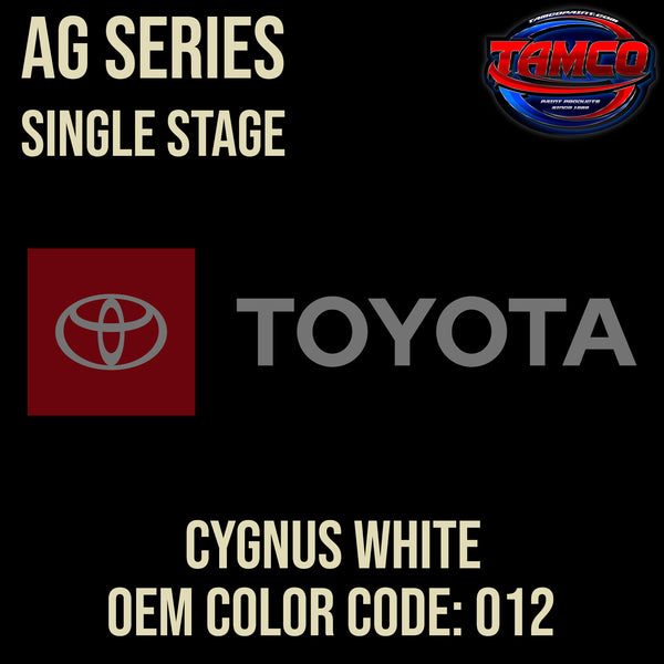 Toyota Cygnus White | 012 | 1972-1976 | OEM AG Series Single Stage