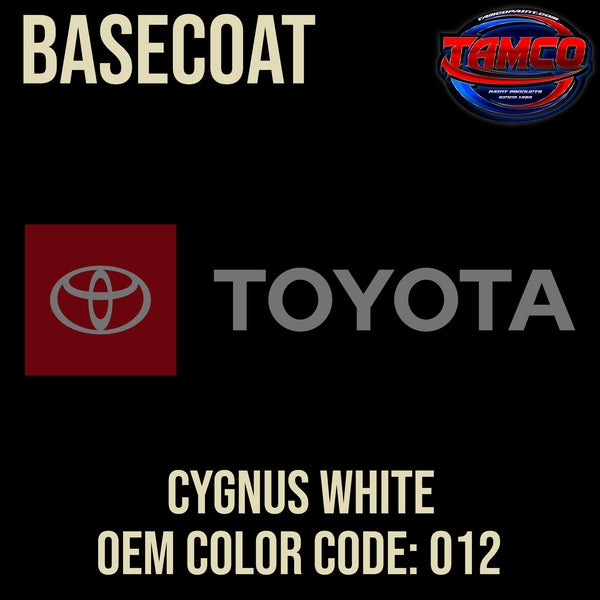Toyota Cygnus White | 012 | 1972-1976 | OEM Basecoat