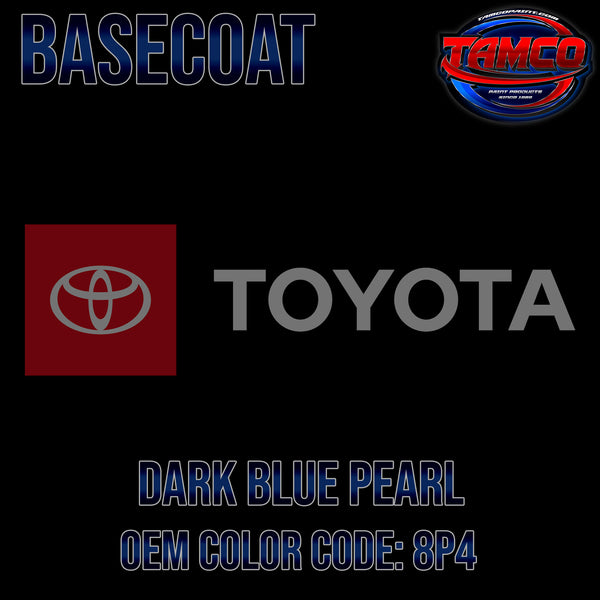 Toyota Dark Blue Pearl | 8P4 | 2001-2008 | OEM Basecoat