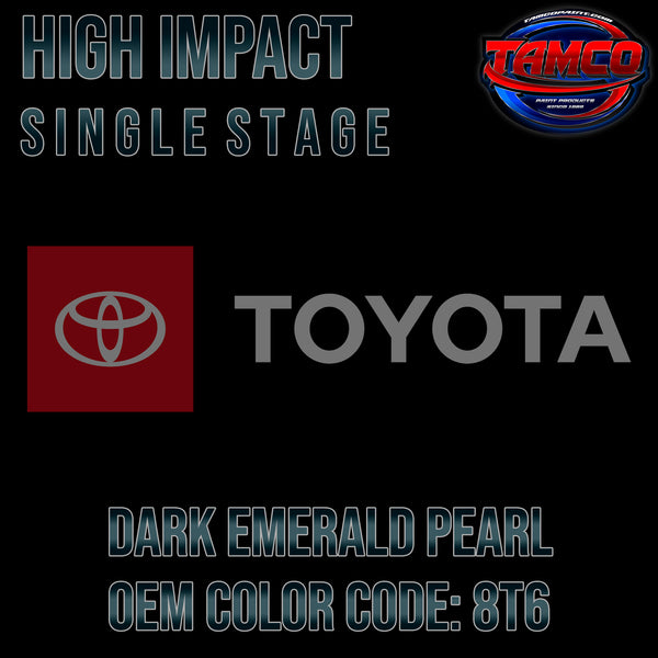Toyota Dark Emerald Pearl | 6M1 | 1992-2000 | OEM High Impact Single Stage