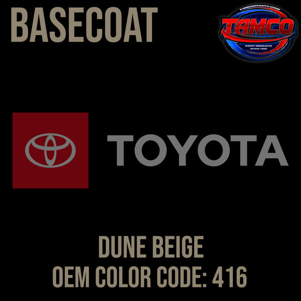 Toyota Dune Beige | 416 | 1972-1980 | OEM Basecoat
