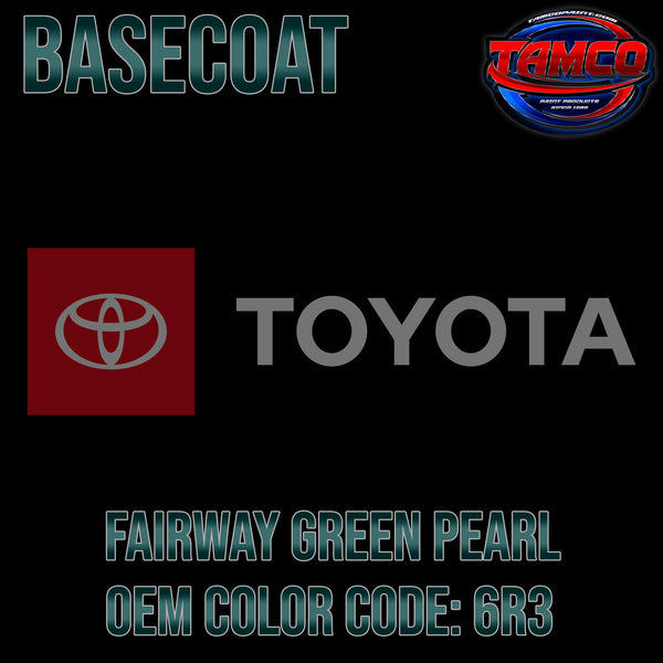 Toyota Fairway Green Pearl | 6R3 | 1998-2001 | OEM Basecoat