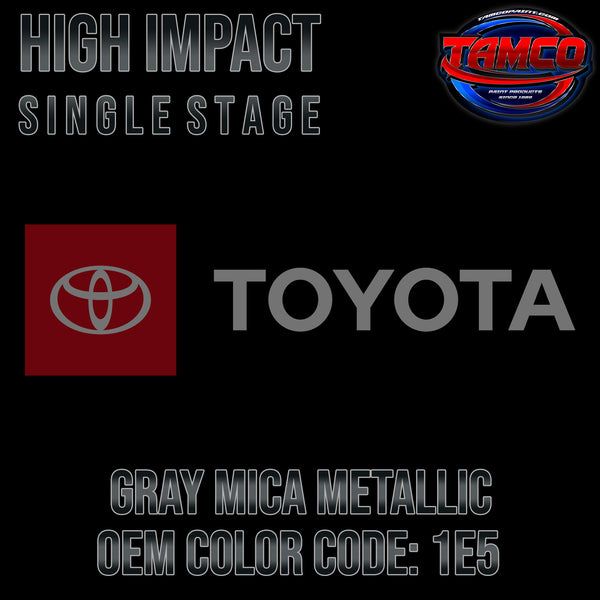 Toyota Gray Mica Metallic | 1E5 | 2001-2006 | OEM High Impact Single Stage