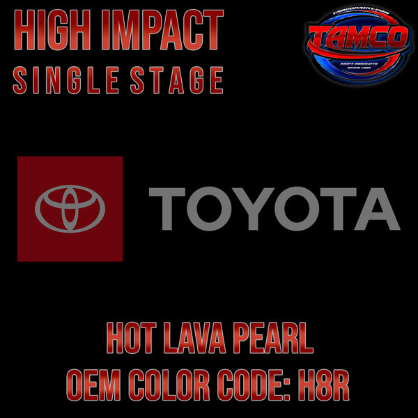 Toyota Hot Lava Pearl | H8R | 1961-1979 | OEM High Impact Single Stage