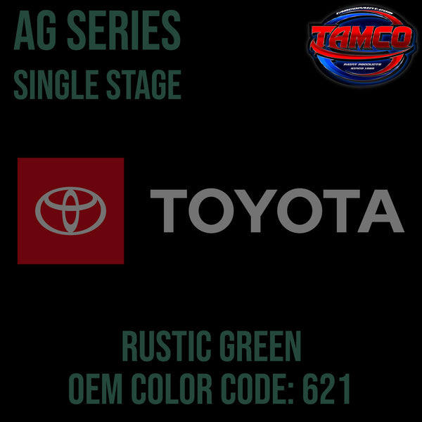 Toyota Rustic Green | 621 | 1972-1979 | OEM AG Series Single Stage