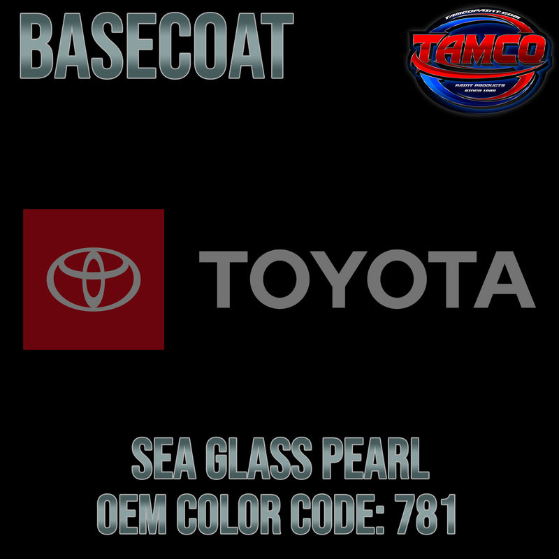 Toyota Sea Glass Pearl | 781 | 2012-2022 | OEM Basecoat